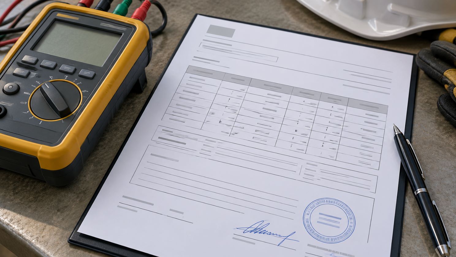 Протокол испытаний заземления