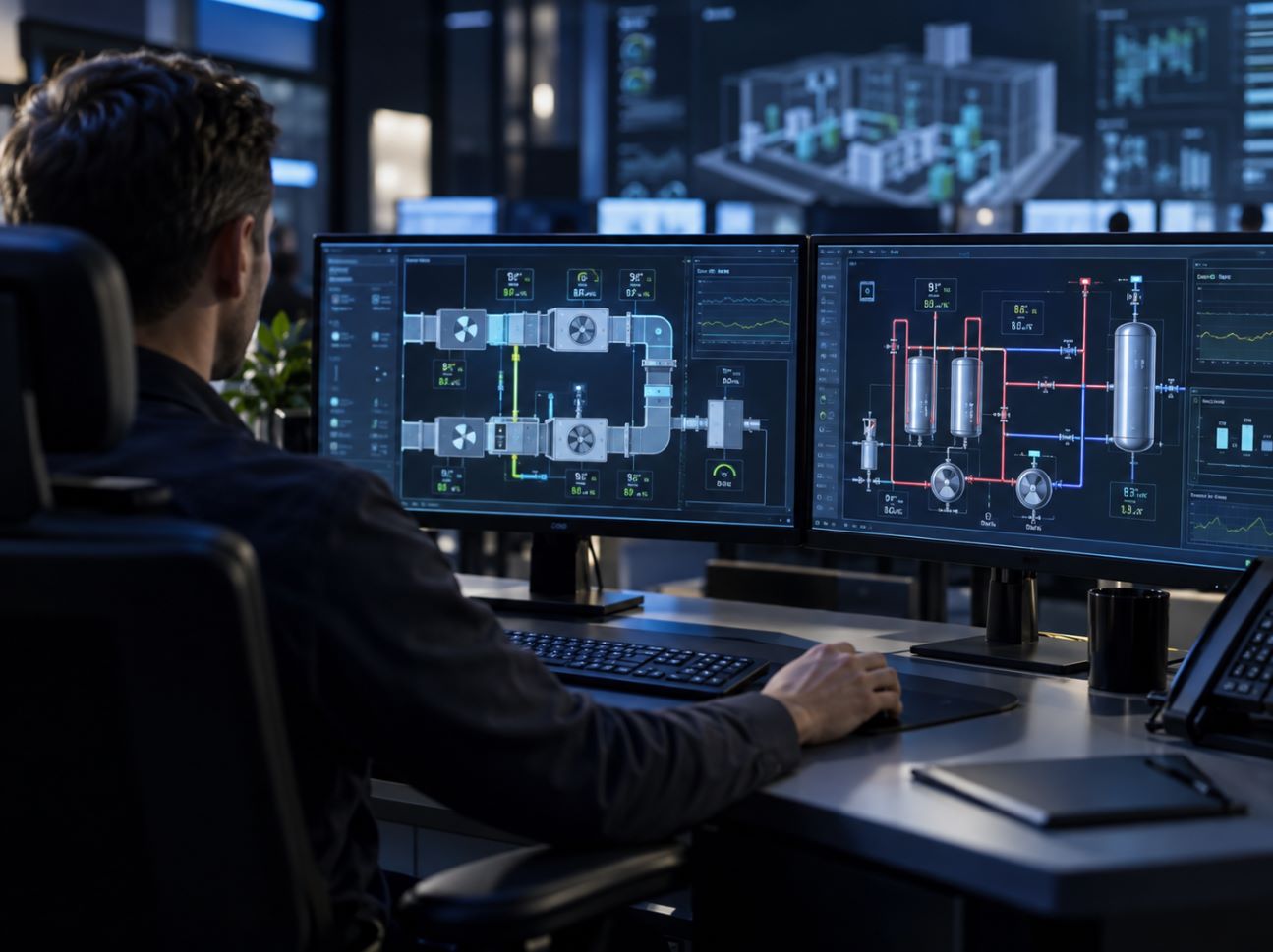 Рабочее место диспетчера инженерных систем SCADA