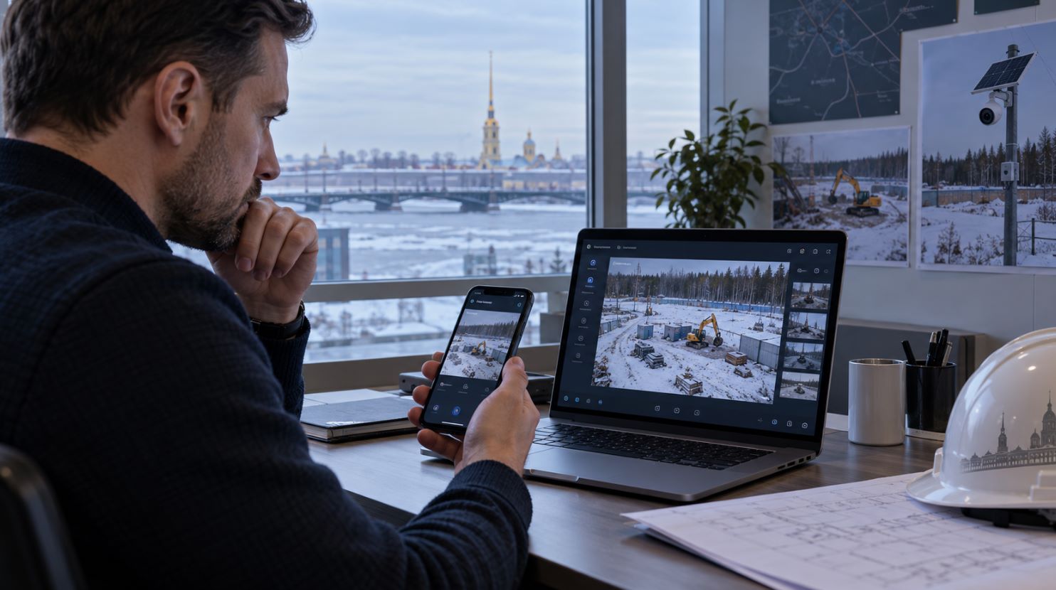 Удалённый просмотр 4G камер видеонаблюдения